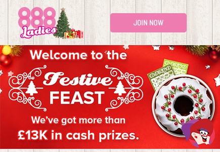Get a Dose of Christmas Every Day with the 24-Hour Perks at 888 Ladies