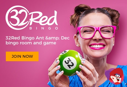 32Red Bingo Ant & Dec Bingo Room & Game Live