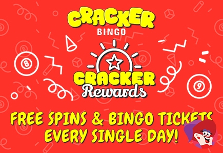 Wager-Free Rewards Including Free Bingo at Cracker Bingo