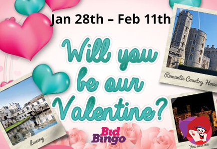 Win a Romantic Getaway with Bid Bingo