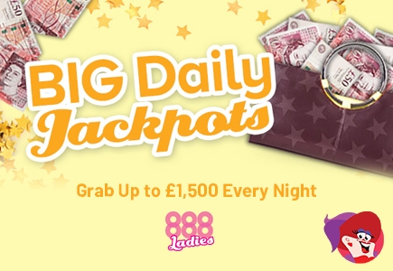 Win Big Daily Jackpots at 888 Ladies Bingo