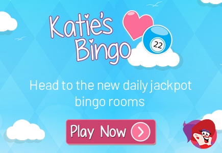 Play in the New Daily Jackpot Bingo Rooms at Katie's Bingo