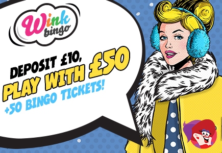 Wink Bingo Welcomes New Players with £30K Winter Warm Up Promo