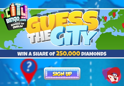 Guess the Next Destination at City Bingo to Win a Share of 250,000 Diamonds