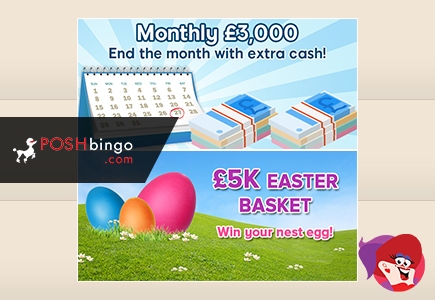 End Your Month on a High with a Huge £3,000 Bingo Jackpot at Posh Bingo