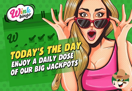 Big Daily Jackpot Games Paying up to £10,000. Wink and you’ll Miss it!