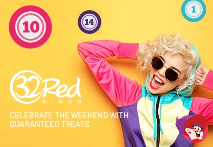 32Red Bingo is Hosting a Cracking Good £50K Big Weekender with Guaranteed Prize Pools