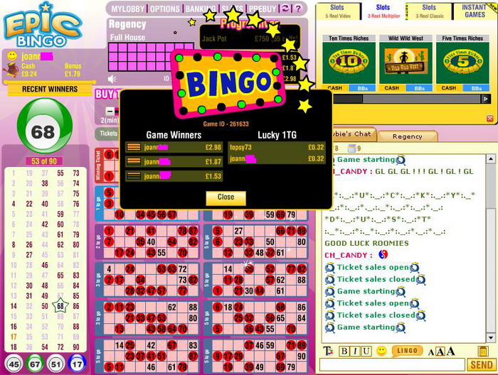 Epic Bingo Blog Review