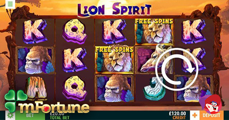 Claim Bonus Spins with No Deposit Required to Try the New Lion Spirit Slot at mFortune