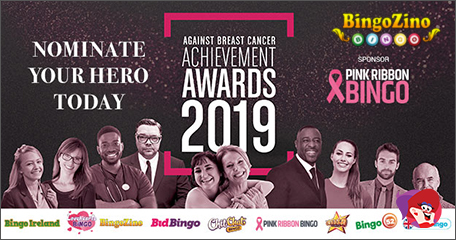BingoZino invite You to Nominate your Hero in the Against Breast Cancer Achievement Awards 2019