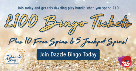 Dazzle Bingo is Big on Fun and Big on Real Cash Winnings. You’ll Never Have to Meet Wagering Requirements Again!