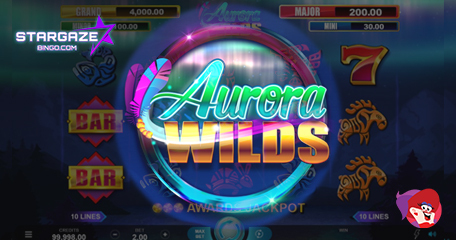 The Stunning Aurora Borealis Set to Light Up Your Bankroll in the New Aurora Wilds Slot at Stargaze Bingo