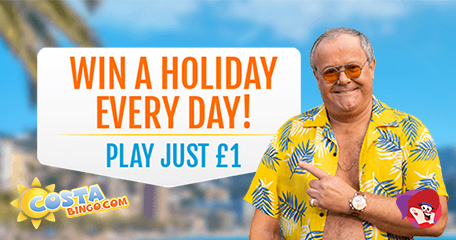 Be a Costa Del Winner and Win a Free Trip to Spain EVERY DAY with Costa Bingo