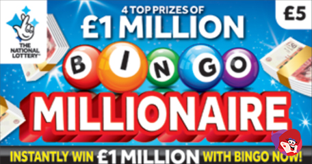 Play Bingo in an Instant with New Bingo Millionaire from the National Lottery