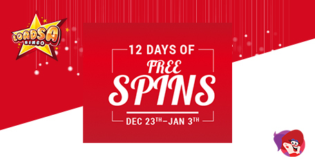 Claim 12 Days of Bonus Spins Packages with No Wagering Requirements Guaranteed!