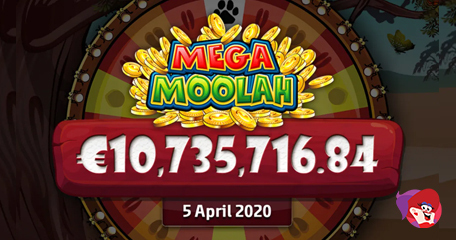 April 'Cash' Showers as Mega Moolah Drops €10.7 Million Jackpot