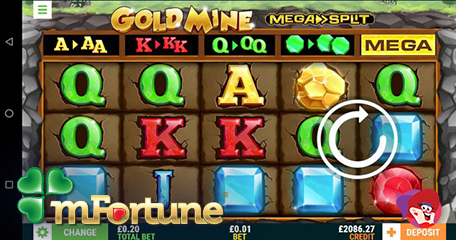 mFortune Go Mega with New Gold Mine No Deposit Slot