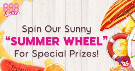 888 Ladies Bingo Introduces the Summer Wheel with Guaranteed Prizes
