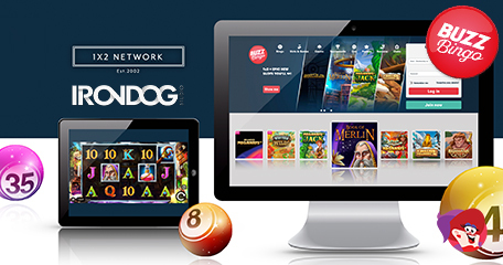 Buzz Bingo Announces Integration of 1x2 Gaming and Iron Dog Slots