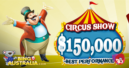 Win a Share of $150K in The Virtual Bingo Circus!