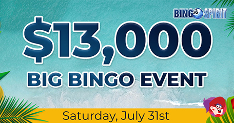 Bingo Spirit Celebrations Include 3 Months of Big Bonuses!