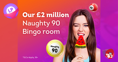 Lucky Pants Bingo: Win a Share of £2m in Naughty 90