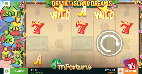 Dreamy New No Deposit Slot from mFortune with Free Play