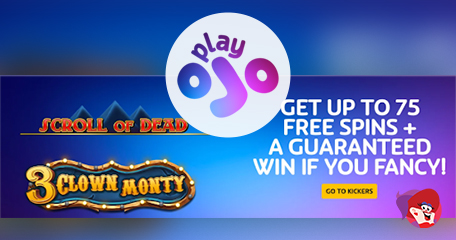 Up to 75 Bonus Spins + A Guaranteed Win with Play OJO