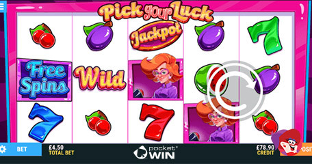 New Pick Your Luck PocketWin Game with No Deposit Free Play