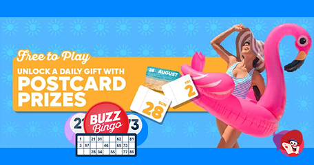 Postcard Prizes – The New No Deposit Daily Game by Buzz Bingo