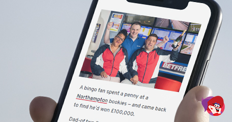 £100K Won by Betfred Player While ‘Spending A Penny’