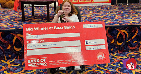 Buzz Bingo Player Wins £100K Jackpot in Heartwarming Victory