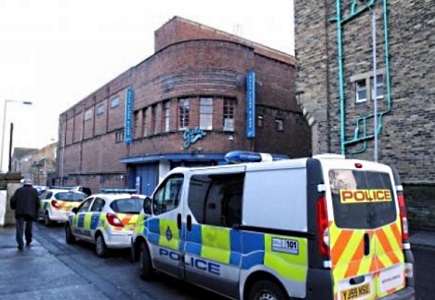 Man on Gala Bingo Hall Rooftop