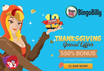 Bingo Billy Spills Thanksgiving Goodies