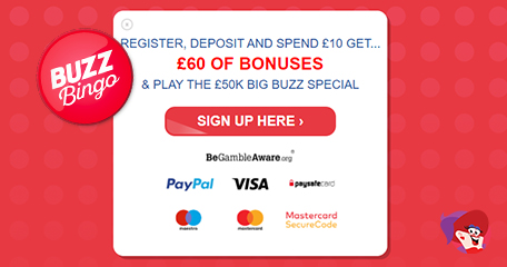 Three Chances to Win £50K Daily – What a Buzz (Bingo!)