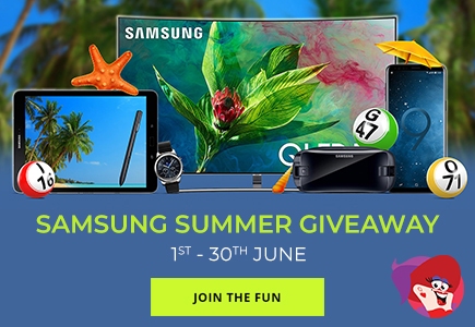 Win Fancy Samsung Gadgets at Bingo Hall