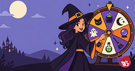 Spin Heart Bingo’s Witch Way Wheel for Halloween Slot Prizes