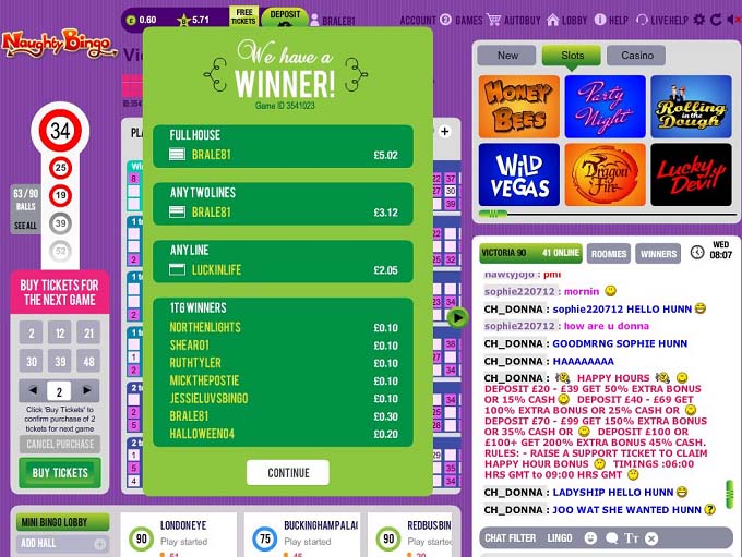 Naughty Bingo Review