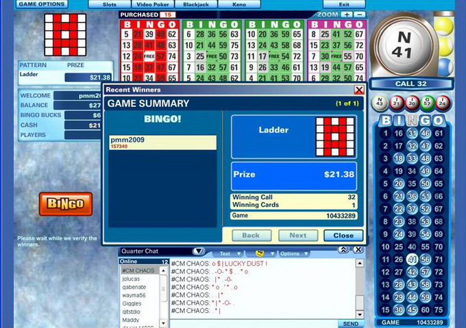 Stars and Stripes Bingo Review