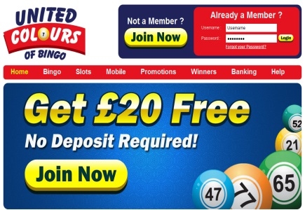 United Colours of Bingo is the New Bingo Site in Fame