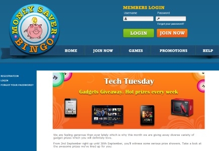 The massive tech giveaway at Money Saver Bingo