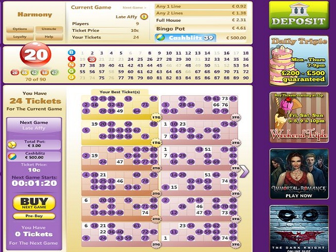 Butlers Bingo Review