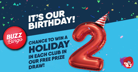Buzz Bingo Birthday Bash Packed with Cash and Prizes
