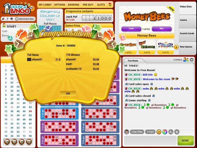 House Off Bingo Review