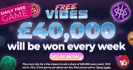 What A Vibe! The New No Deposit Daily Game from Tombola