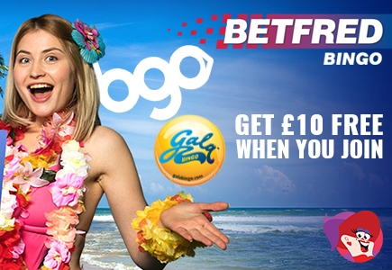 Summer Offers from Gala, bgo and Betfred Bingo