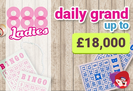 Grab a Daily Grand At 888 Ladies Bingo