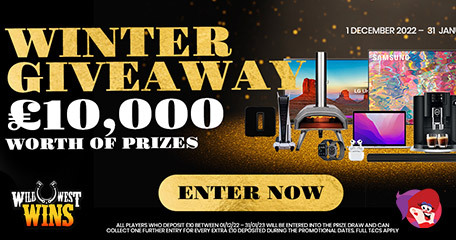 The Wild West Wins £10K Winter Giveaway Continues + Free Offer