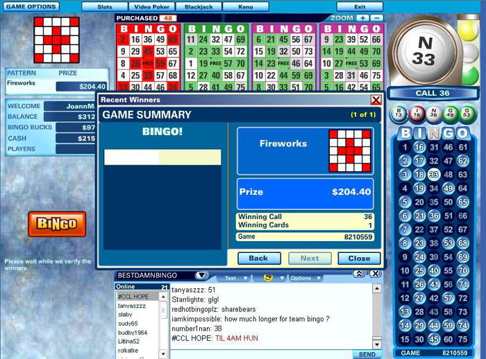 Best Damn Bingo Blog Review