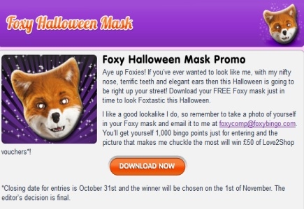 Be Foxy for Halloween